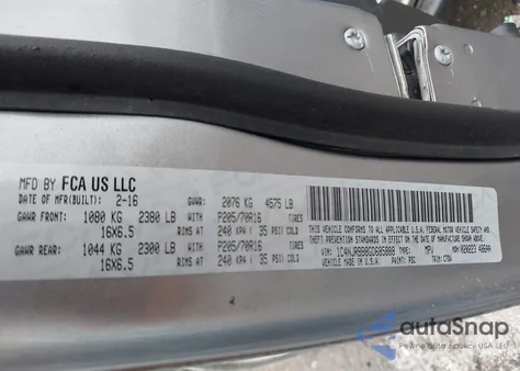 2016 Jeep Patriot Sport z USA, uszkodzony, nr VIN 1C4NJRBB8GD685888